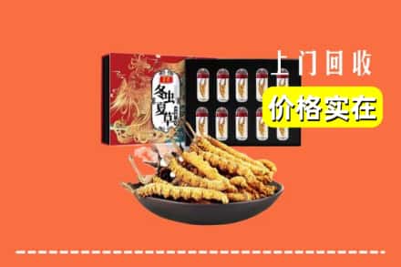 银川贺兰县回收冬虫夏草